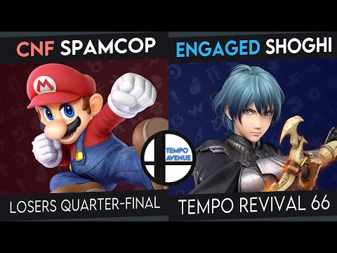 Tempo Revival 66 - SpamCop (Mario) Vs. Shoghi (Byleth) - Losers Quarters - Smash Ultimate