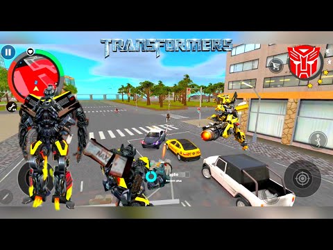 Playing As TRUCK ROBOT Transformers IN Vegas Crime Simulator 2 | Android GamePlay