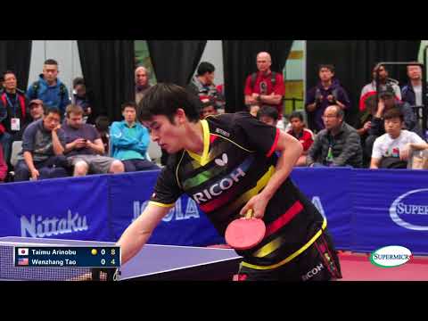 2017 US Open Table 1 - Wenzhang Tao v Taimu Arinobu - Men's Semifinals
