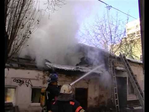 Пожар возле цирка в Киеве ликвидирован