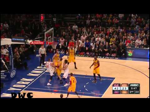 LeBron James Defense on Carmelo Anthony  March 26, 2016