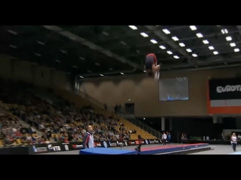 Mens Double Mini Trampoline Final - Odense, Denmark 2015