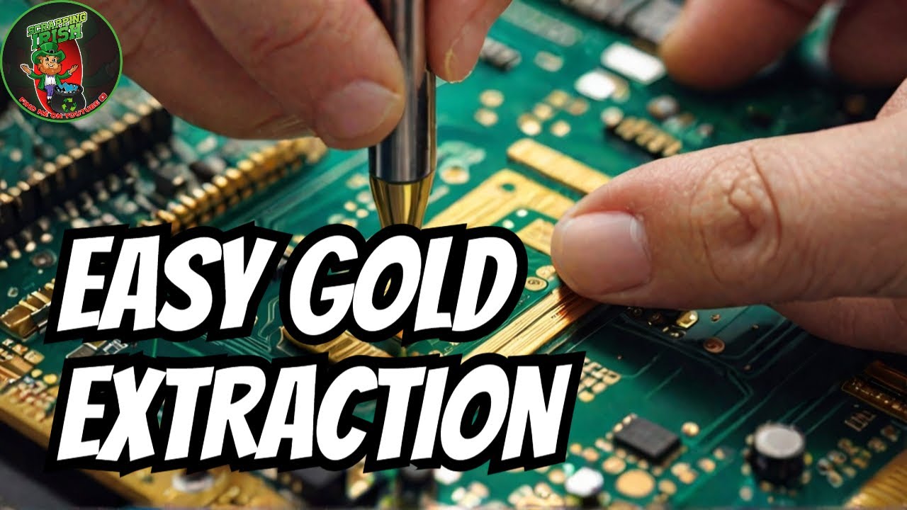 Recover GOLD From Circuit Boards EASILY With This Simple Method