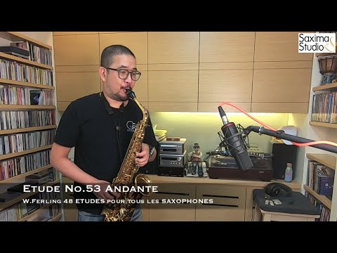 〈 Etude No.53 〉(Edition M.Mule) from 48 ETUDES / W.Ferling / Saxophone Classique 🎻