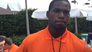 UM Hurricanes Football Media Day: Freshman running back Mark Walton
