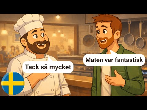 Learn Swedish with Simple Conversations (With Subtitles) | A1-A2 | Café Dialogues