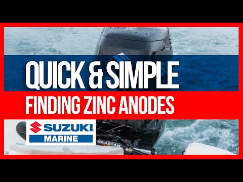 Suzuki Outboard - Finding Zinc Anodes - Quick & Simple