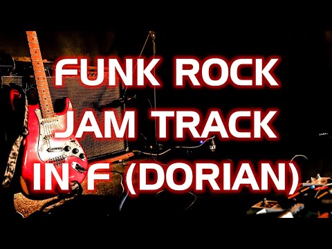 Funk Rock Jam Track in F (Dorian) 🎸 Guitar Backing Track