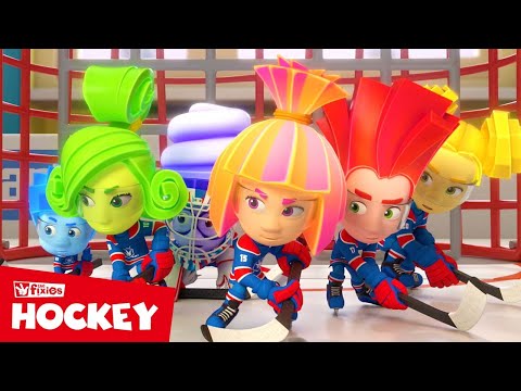Which Fixie is the best at Hockey? | The Fixies | Cartoons for Kids - Kingdom Kids Zone, Little Learners - The Fixies