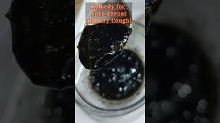 Remedy For Sore Throat, Itchy Throat And Dry Cough! 100% effective remedy! #shorts #remedy