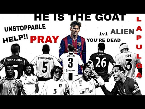 DEFENDERS WORSHIPPING MESSI FOR 6 MINUTES STRAIGHT 