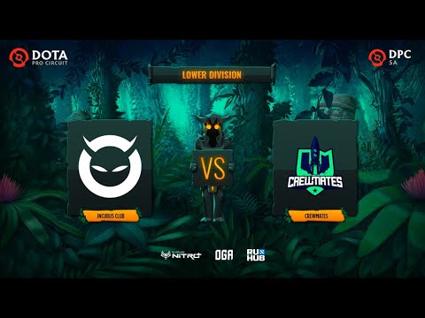 Incubus Club vs Crewmates, OGA DPC SA Season 2, bo3, game 1 [Lazar` & Mortalles]