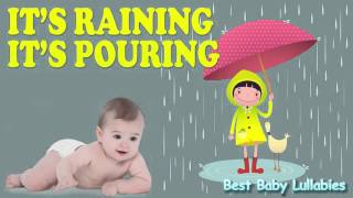 ♥ Songs To Put A Baby To Sleep Lyrics-Baby Lullaby Lullabies  It's raining, It's Pouring ♥
