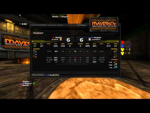 Quake Live: vengeur vs dem0n - sinister