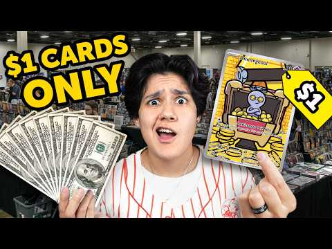$1000 Pokémon Shopping Spree, But I Can ONLY BUY $1 CARDS