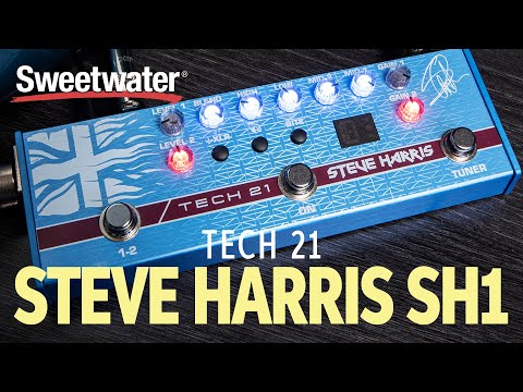 Tech 21 Steve Harris SH1 Signature SansAmp Pedal | Sweetwater Tech 21 Steve Harris SH1 Signature SansAmp Pedal | Sweetwater