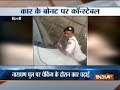 Delhi man tries to run over traffic cop during checking