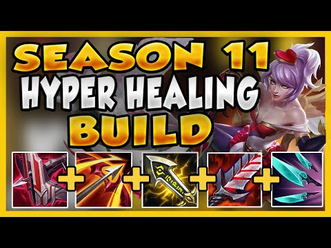 RANK 1 QUINN INSANE HEALING BUILD TO CARRY ANY TEAMFIGHT (FT. PENTAKILL!) - League of Legends