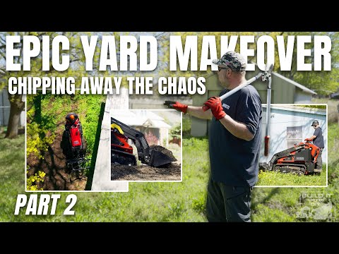 Epic Yard Makeover Part 2: Chipping Away the Chaos  |  Build it Better DIY