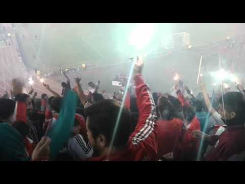 "Recibimiento river vs ind del valle" Barra: Los Borrachos del Tablón • Club: River Plate