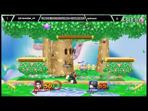 SBD 43 - GO! Shadow_PR (Bayonetta) vs. Barakas (yoshi) Grand Finals reset
