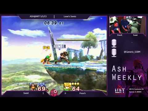 PM Loser's Semis ASH@WIT 5/1/15 - Pooch (Samus) vs Sveet (Fox)
