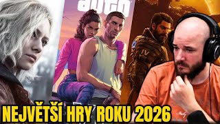 GTA 6, Nový Resident Evil a další - největší hry roku 2026