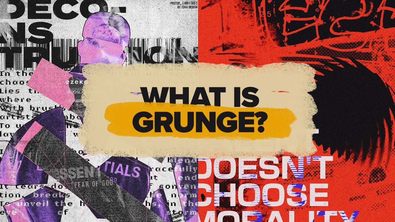 Grunge Effects in Design: Raw, Gritty, and Always in Style!