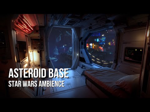 Asteroid Base Apartment | Star Wars Ambience | Relaxing Base Sounds, White Noise, Sleep Aid