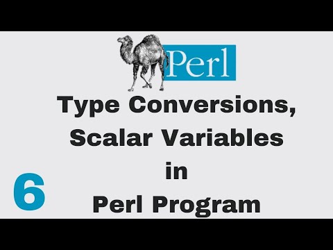 Perl Script Basic Tutorial 6 Scalar Variable