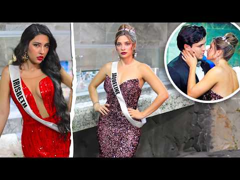 She ruined her dress so she would be disqualified from the beauty pageant.