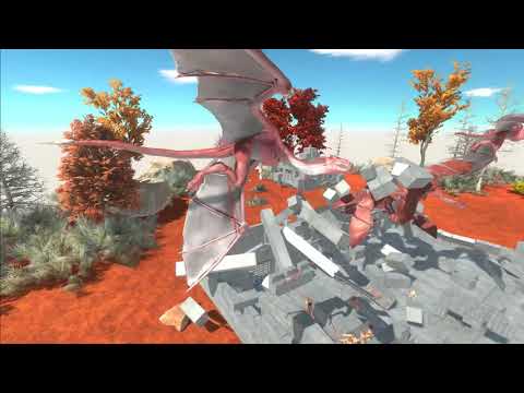 WYVERN ASSAULT To CASTLE - Animal Revolt Battle Simulator