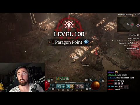 Asmon Hits Level 100 in Diablo 4
