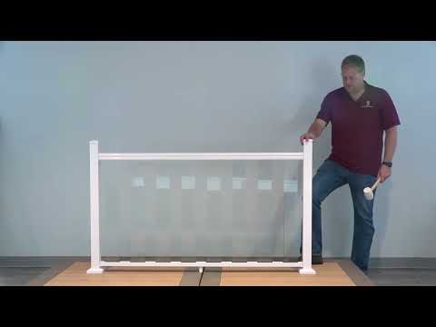 How to install RDI Avalon Aluminum Railing with Glass Infill