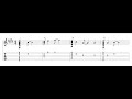 Nowhere Man - guitar solo tablature - Accurate!