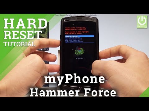 myPhone Hammer Force HARD RESET / Bypass Screen Lock