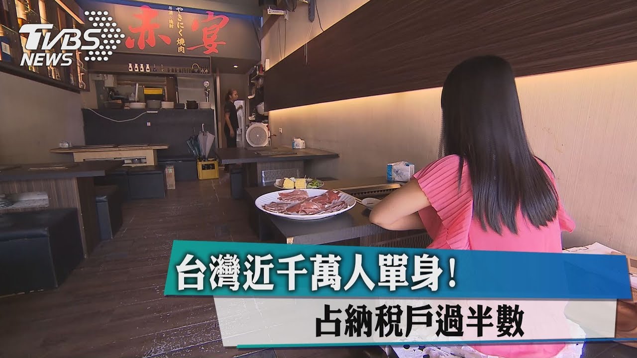 台灣近千萬人單身! 占納稅戶過半數