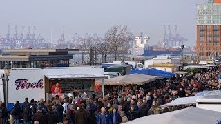 preview picture of video 'Hamburg: Altona, Fischmarkt, Video 1 - Full HD VideobildFilm'