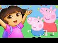 Nickelodeon Dora The Explorer Nick Jr Peppa Pig George Learning Shapes Storytime Adventure