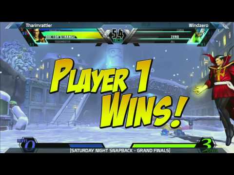 UMVC3: Windzero vs ThaRimrattler - Grand Finals - Saturday Night Snapback 6.4