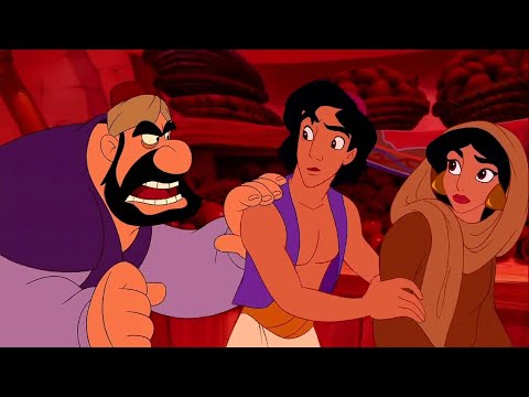 Aladdin (1992) - Aladdin Meets Princess Jasmine Scene (HD)