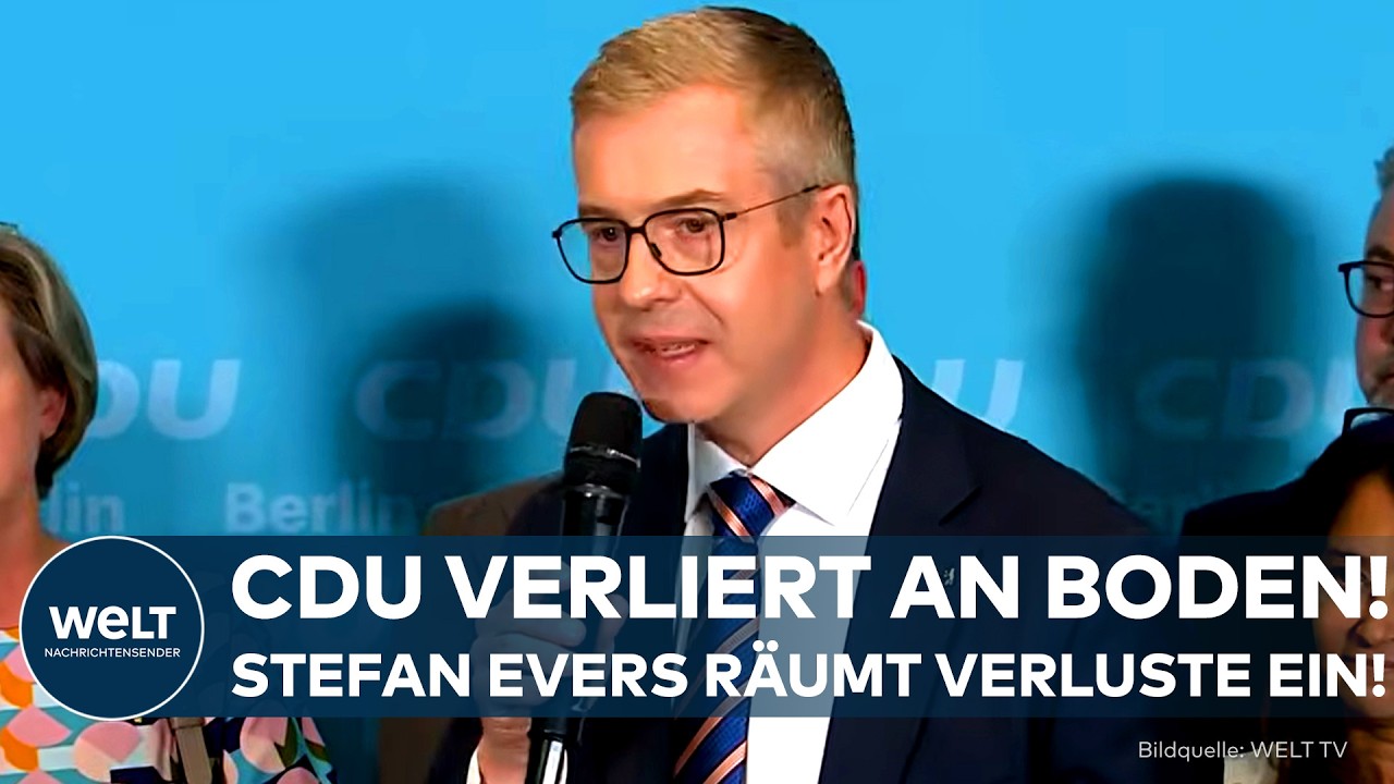 BERLIN-WAHL MIT DÄMPFER: "Ein wilder Ritt liegt hinter uns!" Stefan Evers zeigt sich enttäuscht!