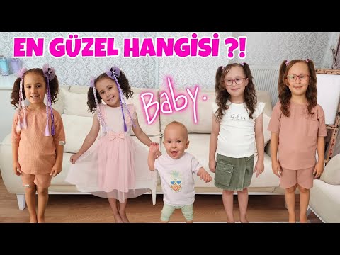 BAHAR BANU ALYA AND ASEL MIRA ARE TRYING ON THEIR NEW CLOTHES!! WHICH ONE IS THE MOST BEAUTIFUL?!