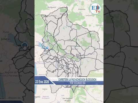 Carretera La Paz-Achacachi bloqueada por segundo día