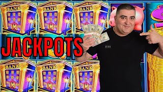 Winning BIG JACKPOTS On High Limit Piggy Bankin- Casino Huge Wins Video