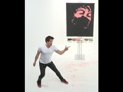 Performance Painter - Dave Sharp...Speed painting Michael Jackson, Prince and Freddie Mercury