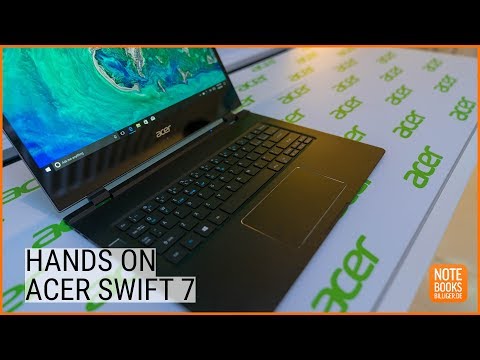Acer Swift 7 Hands On Test - Deutsch / German ►► notebooksbilliger.de
