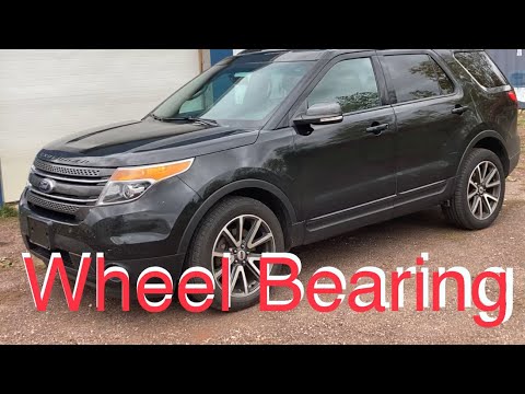Quick Diagnosis & Repair, bad wheel bearing, 2015 Ford Explorer.
