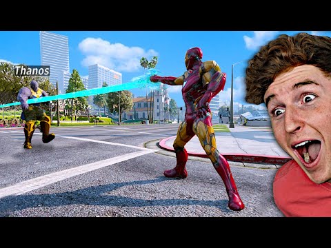 Playing As IRON MAN In GTA 5 (GTA 5 Mods)