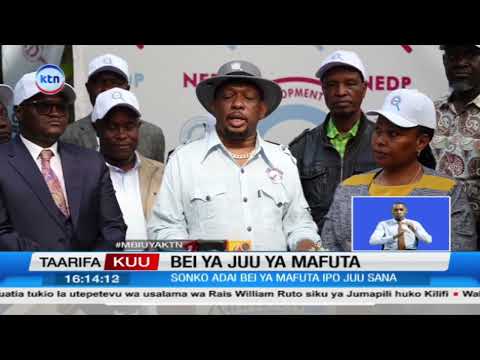Sonko ataka serikali kushusha zaidi bei ya mafuta, asema gharama ya maisha bado ni kubwa
